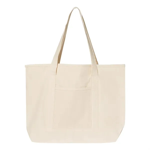 Q-Tees 34.6L Large Canvas Deluxe Tote... from ASI 30208 A P Specialties / AP Specialties