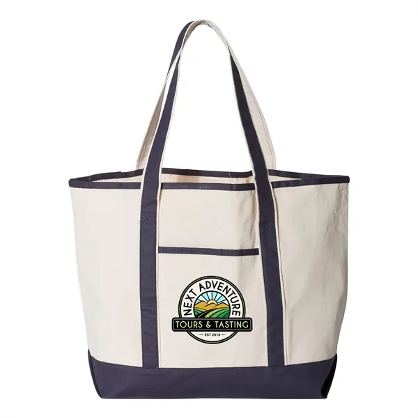 Q-Tees 34.6L Large Canvas Deluxe Tote... from ASI 30208 A P Specialties / AP Specialties