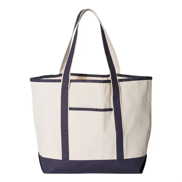 Q-Tees 34.6L Large Canvas Deluxe Tote... from ASI 30208 A P Specialties / AP Specialties