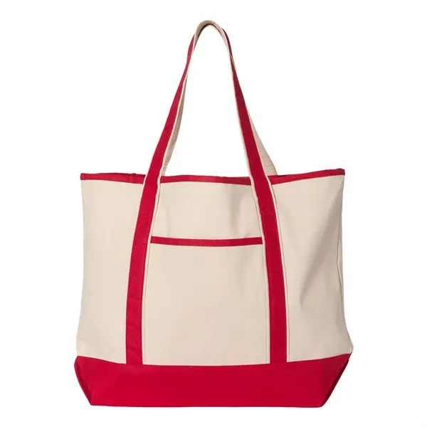 Q-Tees 34.6L Large Canvas Deluxe Tote... from ASI 30208 A P Specialties / AP Specialties