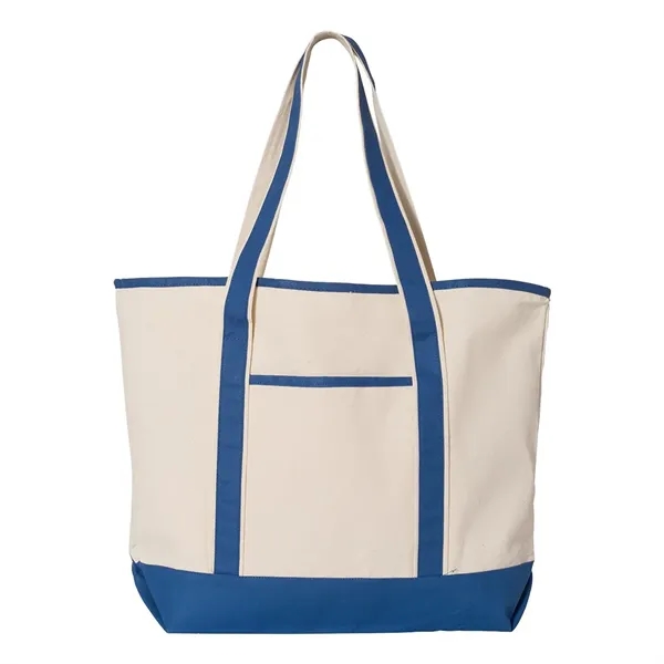 Q-Tees 34.6L Large Canvas Deluxe Tote... from ASI 30208 A P Specialties / AP Specialties