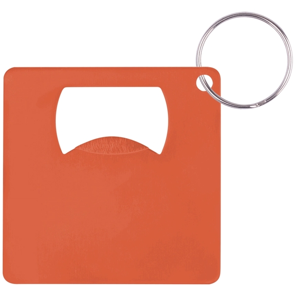Large aluminum square shaped bottle opener... from ASI 74585 Nu Promo International / Nu Promo Line