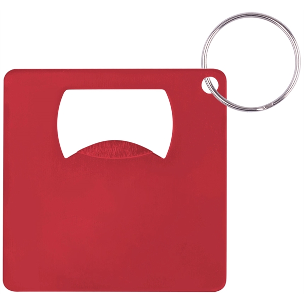Large aluminum square shaped bottle opener... from ASI 74585 Nu Promo International / Nu Promo Line