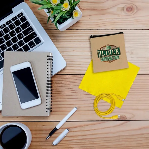 Tan Executive C to C Cable & Cloth Set... from ASI 30208 A P Specialties / AP Specialties