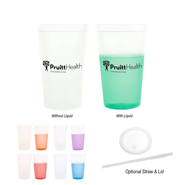 22 Oz. Big Game Mood Stadium Cup. Cup Changes Color When... from ASI 61125 Hit Promotional Products / Hit®