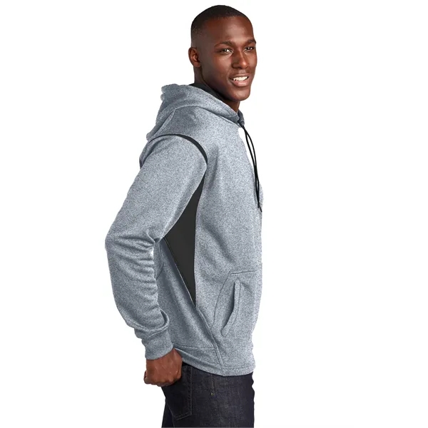 Sport-Tek Tech Fleece Colorblock Hooded Sweatshirt.... from ASI 84863 SanMar