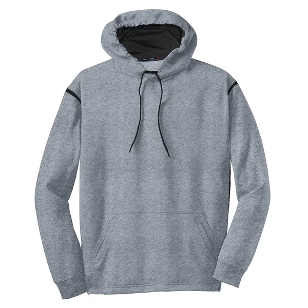 Sport-Tek Tech Fleece Colorblock Hooded Sweatshirt.... from ASI 84863 SanMar