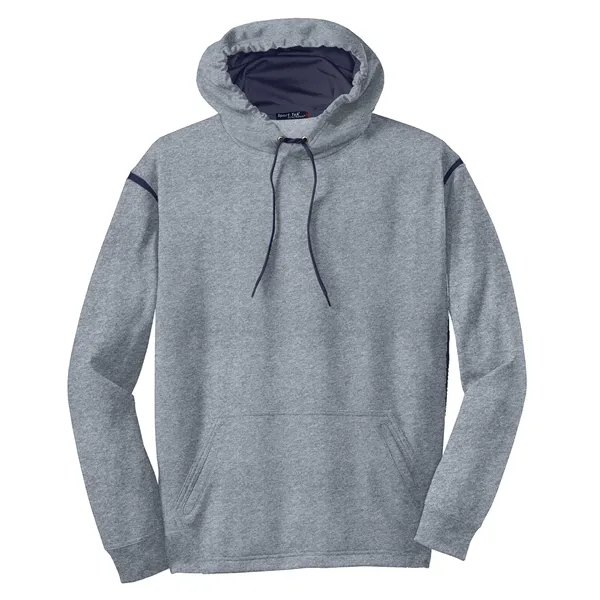 Sport-Tek Tech Fleece Colorblock Hooded Sweatshirt.... from ASI 84863 SanMar