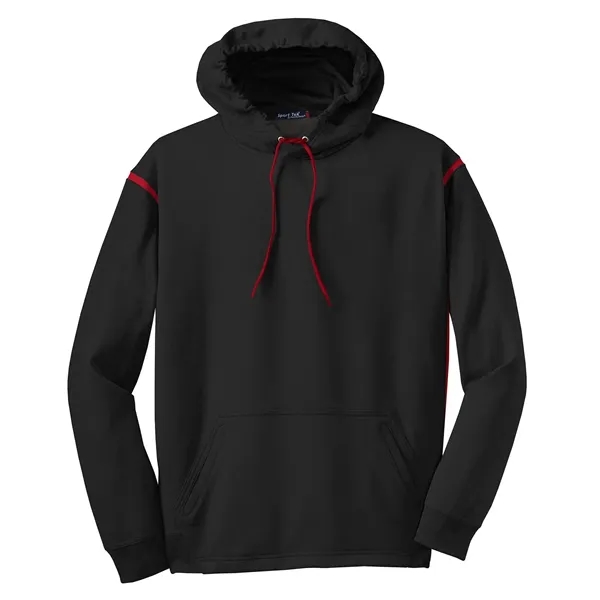 Sport-Tek Tech Fleece Colorblock Hooded Sweatshirt.... from ASI 84863 SanMar
