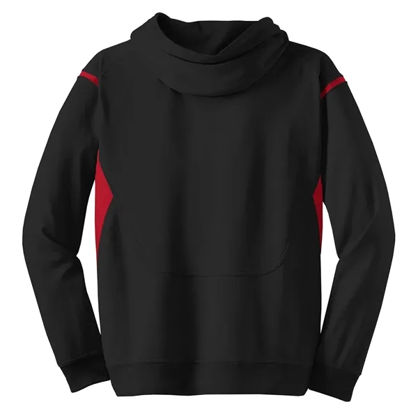 Sport-Tek Tech Fleece Colorblock Hooded Sweatshirt.... from ASI 84863 SanMar