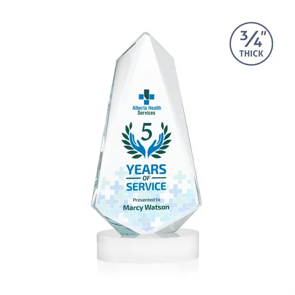 Sheridan VividPrint™ Award on Alberton Base - White... from ASI 84592 St Regis Group / St Regis