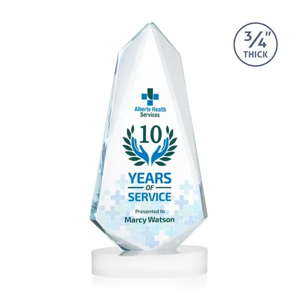 Sheridan VividPrint™ Award on Alberton Base - White... from ASI 84592 St Regis Group / St Regis