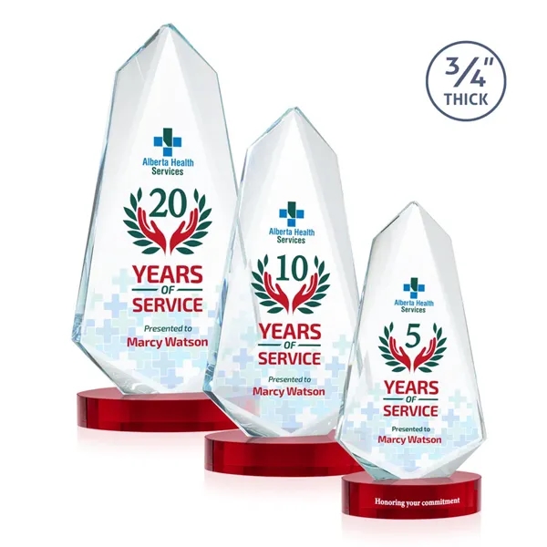 Sheridan VividPrint™ Award on Alberton Base - Red... from ASI 84592 St Regis Group / St Regis