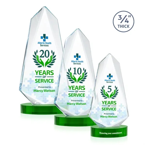 Sheridan VividPrint™ Award on Alberton Base - Green... from ASI 84592 St Regis Group / St Regis