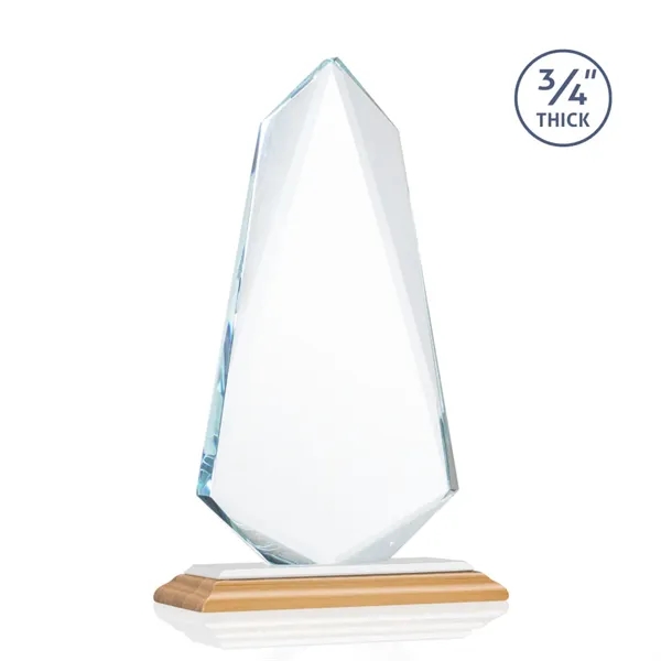 The exquisite **0.75"** Thick Starfire Crystal Sheridan Award features deep bevels... from ASI 84592 St Regis Group / St Regis