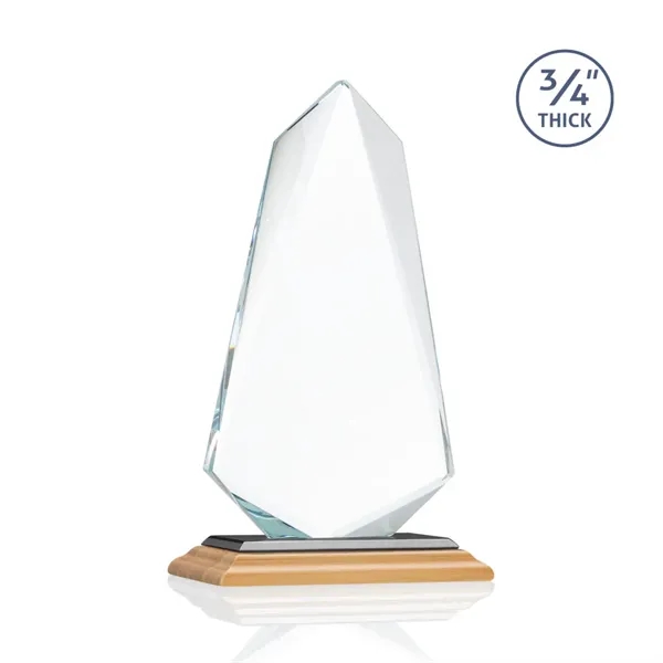 The exquisite **0.75"** Thick Starfire Crystal Sheridan Award features deep bevels... from ASI 84592 St Regis Group / St Regis