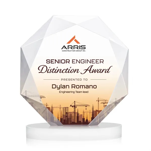Kitchener VividPrint™ Award on Alberton Base - White... from ASI 84592 St Regis Group / St Regis