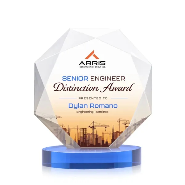 Kitchener VividPrint™ Award on Alberton Base - Sky Blue... from ASI 84592 St Regis Group / St Regis