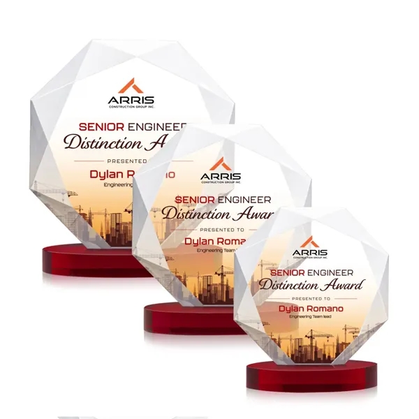 Kitchener VividPrint™ Award on Alberton Base - Red... from ASI 84592 St Regis Group / St Regis