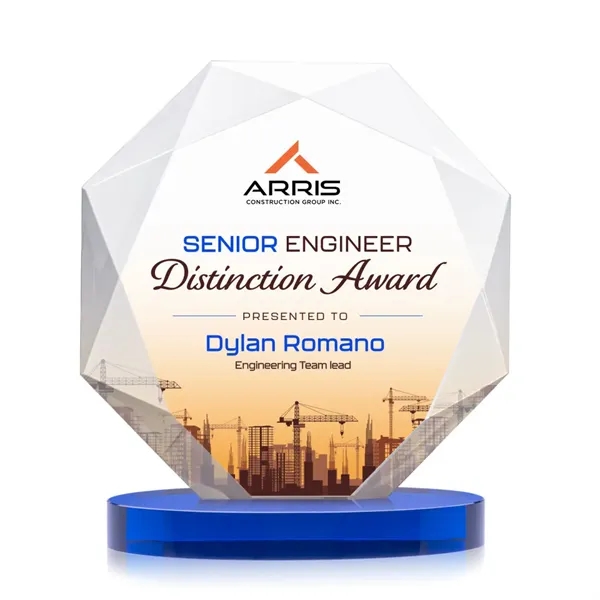 Kitchener VividPrint™ Award on Alberton Base - Blue... from ASI 84592 St Regis Group / St Regis