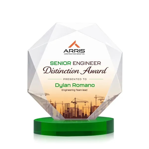 Kitchener VividPrint™ Award on Alberton Base - Green... from ASI 84592 St Regis Group / St Regis
