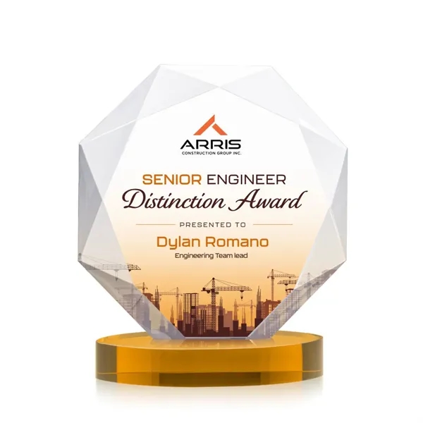 Kitchener VividPrint™ Award on Alberton Base - Amber... from ASI 84592 St Regis Group / St Regis
