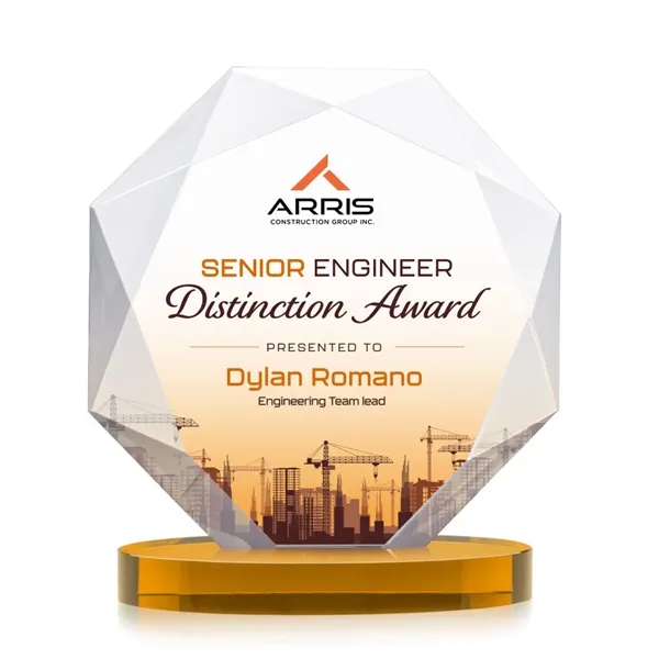 Kitchener VividPrint™ Award on Alberton Base - Amber... from ASI 84592 St Regis Group / St Regis