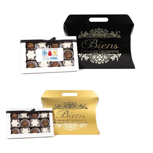 Gift box filled with 6 chocolate-covered mini OREO® Cookies And 6... from ASI 61125 Hit Promotional Products / Hit®