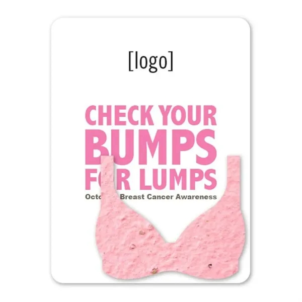 Gift pack features a recycled info card and plantable piece of... from ASI 40646 Bloomin Promotions / Bloomin' Promotions™