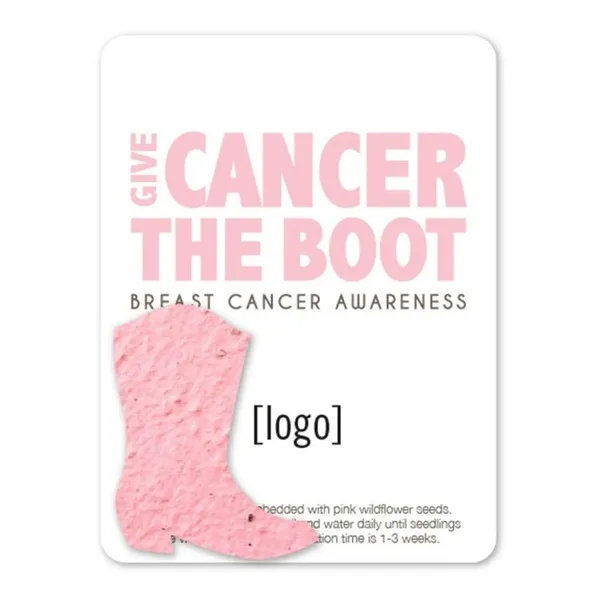 Gift pack features a recycled info card and plantable piece of... from ASI 40646 Bloomin Promotions / Bloomin' Promotions™