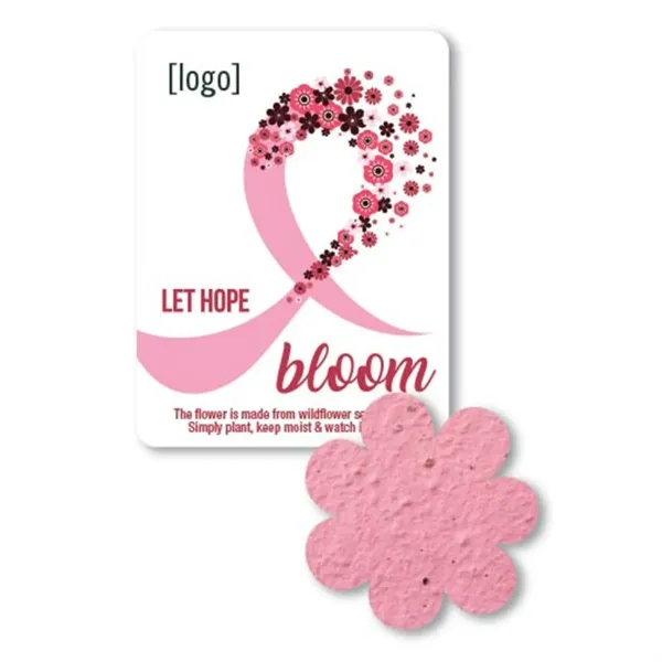 Gift pack features a recycled info card and plantable piece of... from ASI 40646 Bloomin Promotions / Bloomin' Promotions™