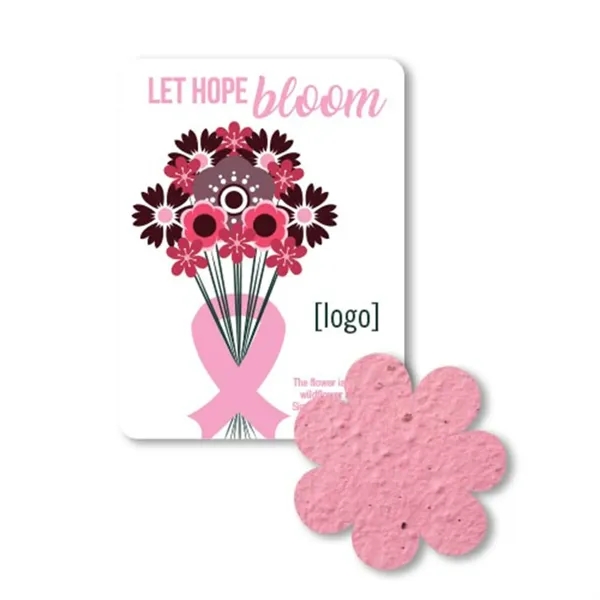 Gift pack features a recycled info card and plantable piece of... from ASI 40646 Bloomin Promotions / Bloomin' Promotions™