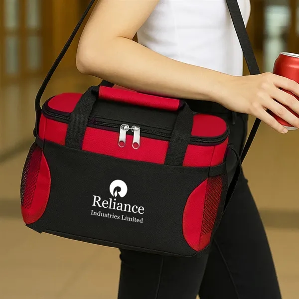 Polyester cooler bag with shoulder strap.... from ASI 84592 St Regis Group