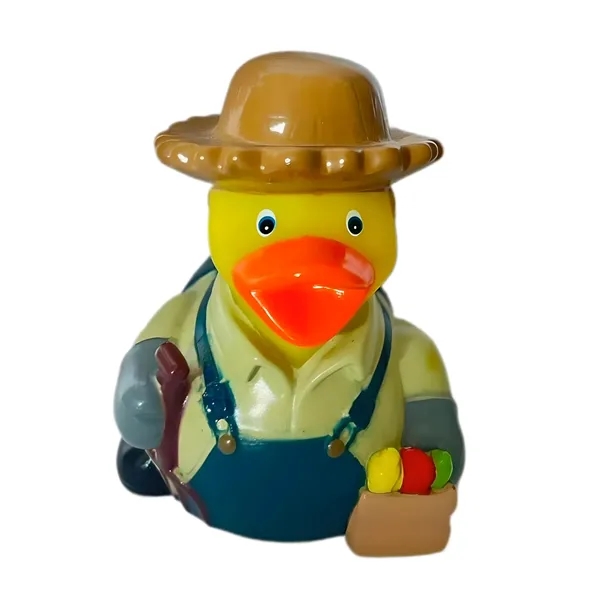Rubber Organic Farmer Duck, weighted for floating... from ASI 31977 Adline Industries Inc