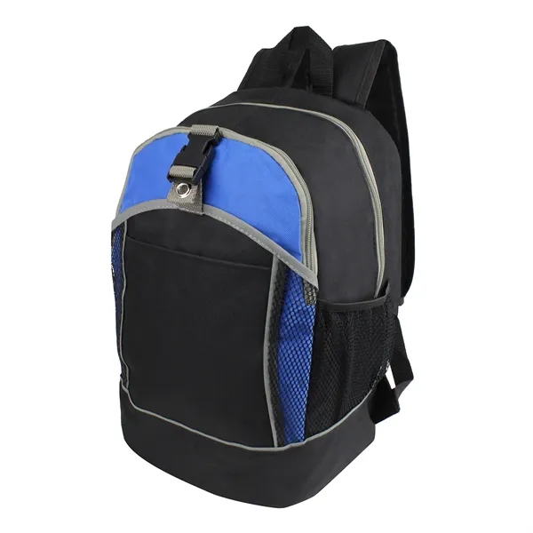 11"W x 17"H x 6.5"G backpack with main zipper compartment, middle... from ASI 37980 Bagworld