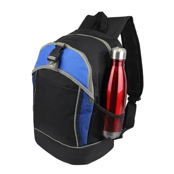 11"W x 17"H x 6.5"G backpack with main zipper compartment, middle... from ASI 37980 Bagworld