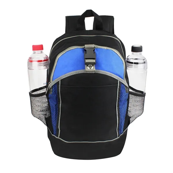 11"W x 17"H x 6.5"G backpack with main zipper compartment, middle... from ASI 37980 Bagworld