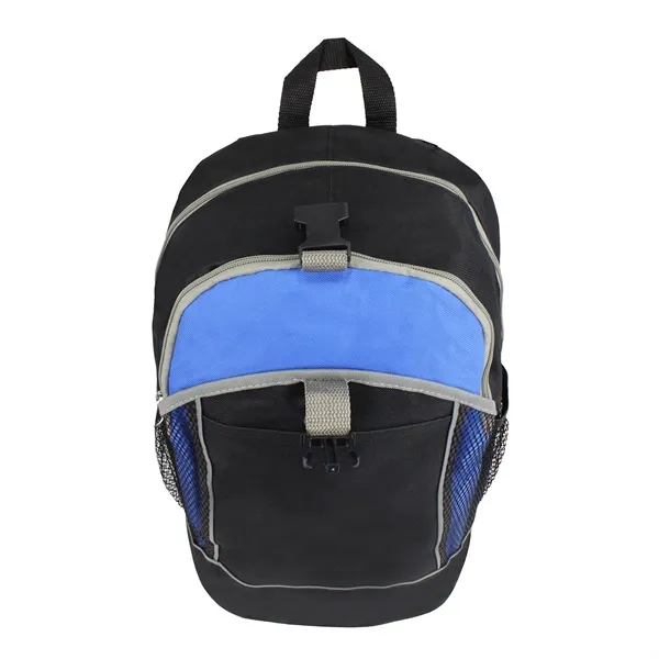 11"W x 17"H x 6.5"G backpack with main zipper compartment, middle... from ASI 37980 Bagworld