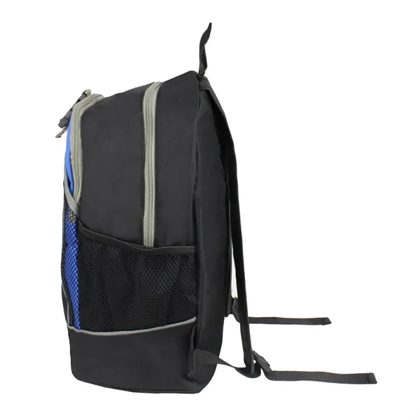 11"W x 17"H x 6.5"G backpack with main zipper compartment, middle... from ASI 37980 Bagworld