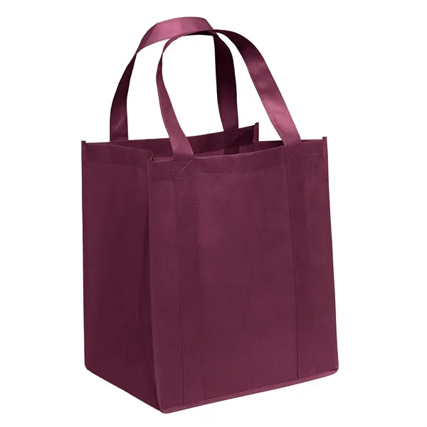 Non-Woven Polypropylene grocery tote with dual reinforced handles.... from ASI 37940 Bag Makers Inc