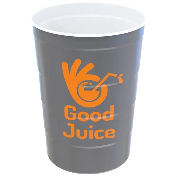 Eco-friendly, stainless steel reusable cups for sustainable gatherings.... from ASI 61966 HPG / Best Promotions USA