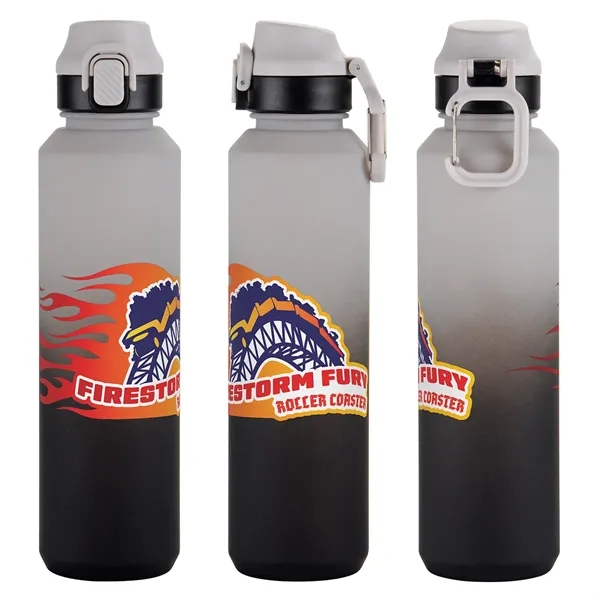 27 oz Tritan® Bottle with Snap-Top Lid & Carabiner... from ASI 36730 Ariel Premium Supply Inc