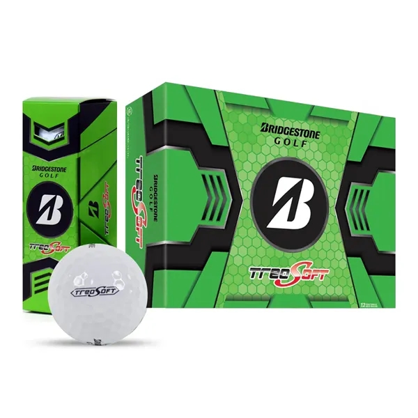 Bridgestone Treo Soft golf balls; Box contains 12 white balls and... from ASI 38120 Ball Pro / Diversified Quality Kitchenware