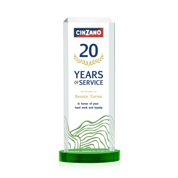 Dalton VividPrint™ Award on Alberton Base - Green... from ASI 84592 St Regis Group / St Regis