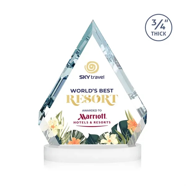 Apex VividPrint™ Award on Alberton Base - White... from ASI 84592 St Regis Group / St Regis