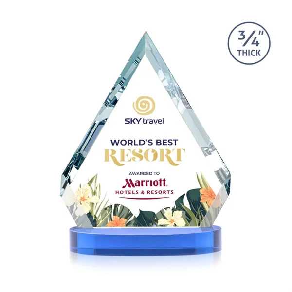 Apex VividPrint™ Award on Alberton base - Sky Blue... from ASI 84592 St Regis Group / St Regis