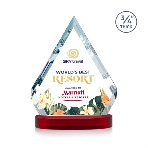 Apex VividPrint™ Award on Alberton Base - Red... from ASI 84592 St Regis Group / St Regis