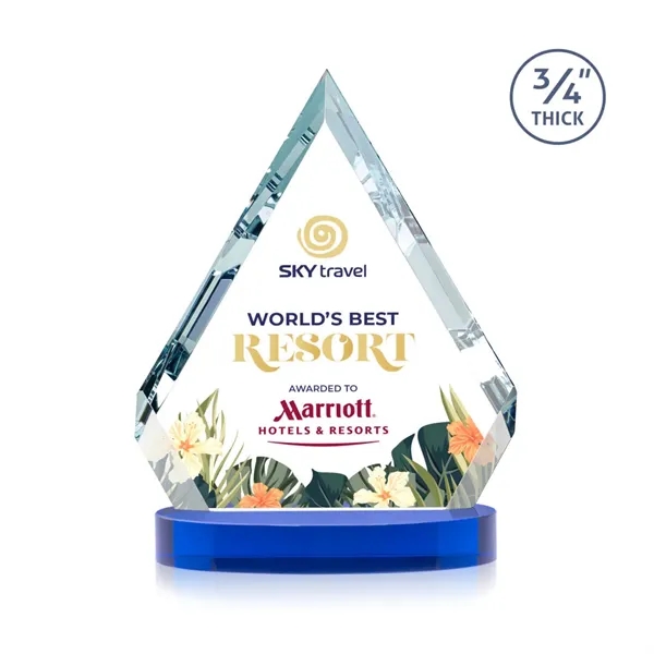 Apex VividPrint™ Award on Alberton Base - Blue... from ASI 84592 St Regis Group / St Regis