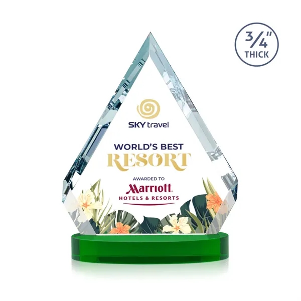 Apex VividPrint™ Award on Alberton Base - Green... from ASI 84592 St Regis Group / St Regis