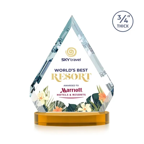 Apex VividPrint™ Award on Alberton Base - Amber... from ASI 84592 St Regis Group / St Regis